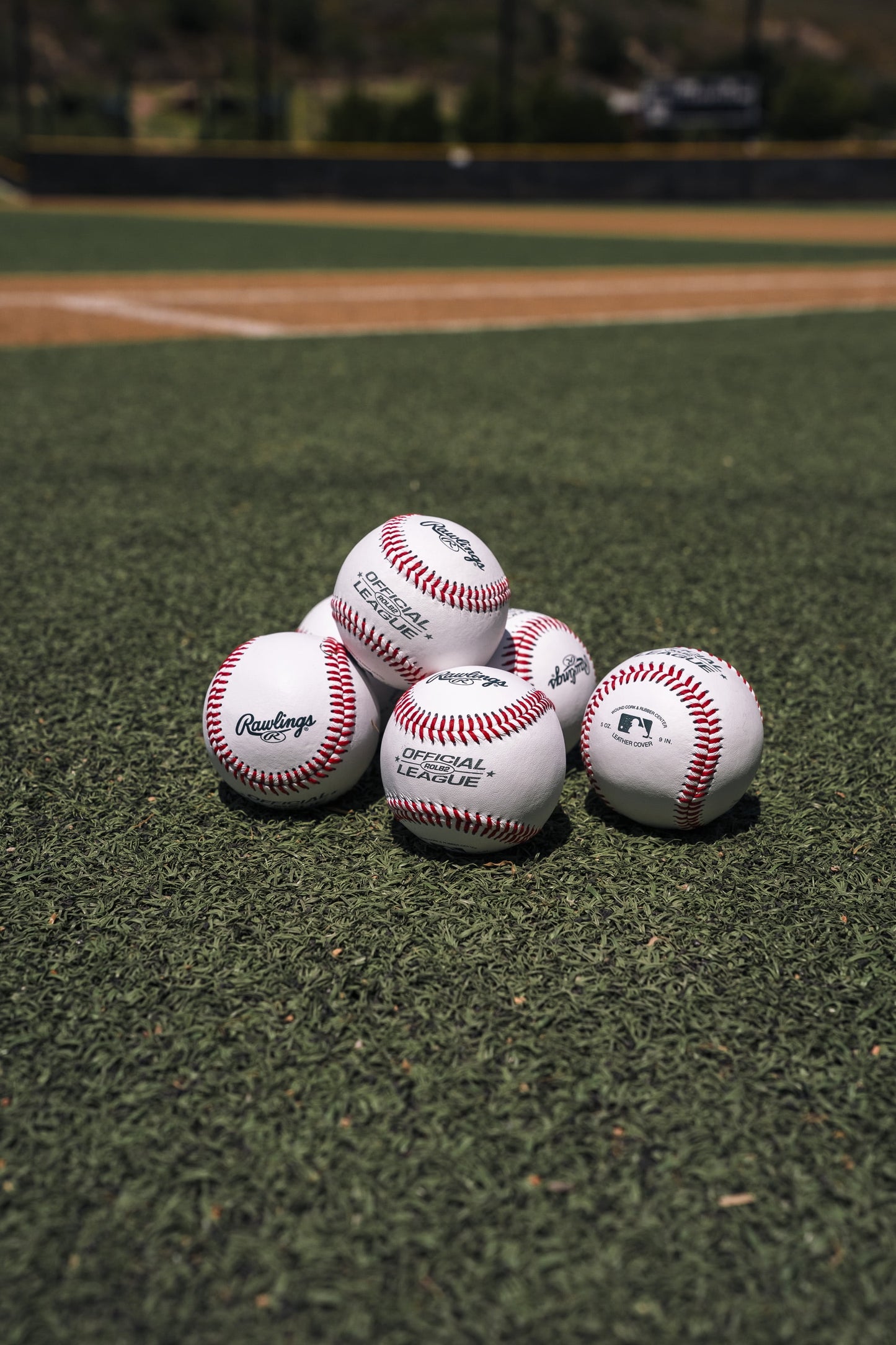 (6 Pack) OLB3 Official League Recreational Use Baseball, Single Ball