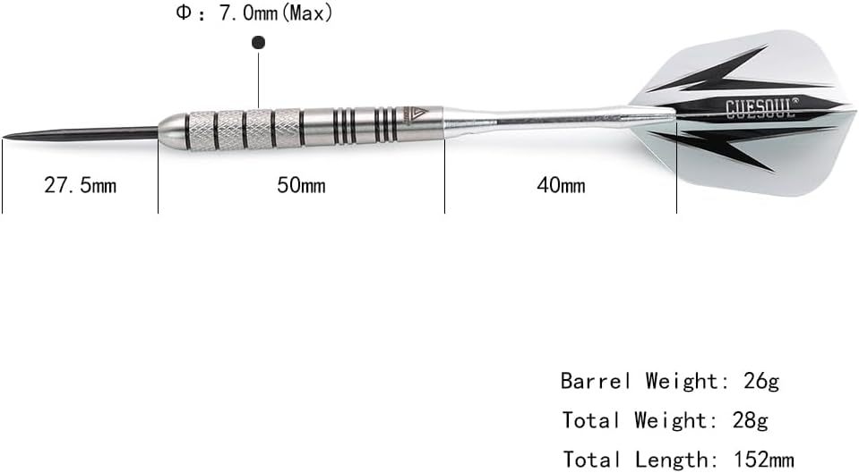 Professional Tungsten Steel Tip Darts-30G/28G/26G/25G/24G/22G