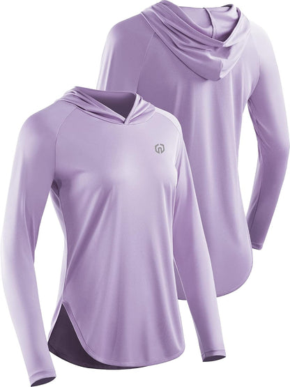 Women'S Sun Protection Running Shirts Workout Athletic Shirts with Hoods