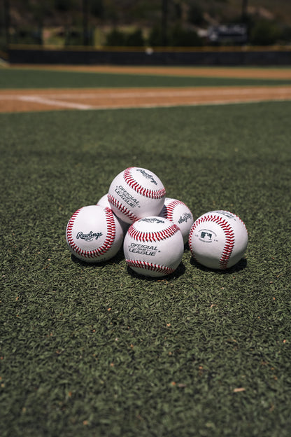 (6 Pack)  OLB3 Official League Recreational Use Baseball, Single Ball
