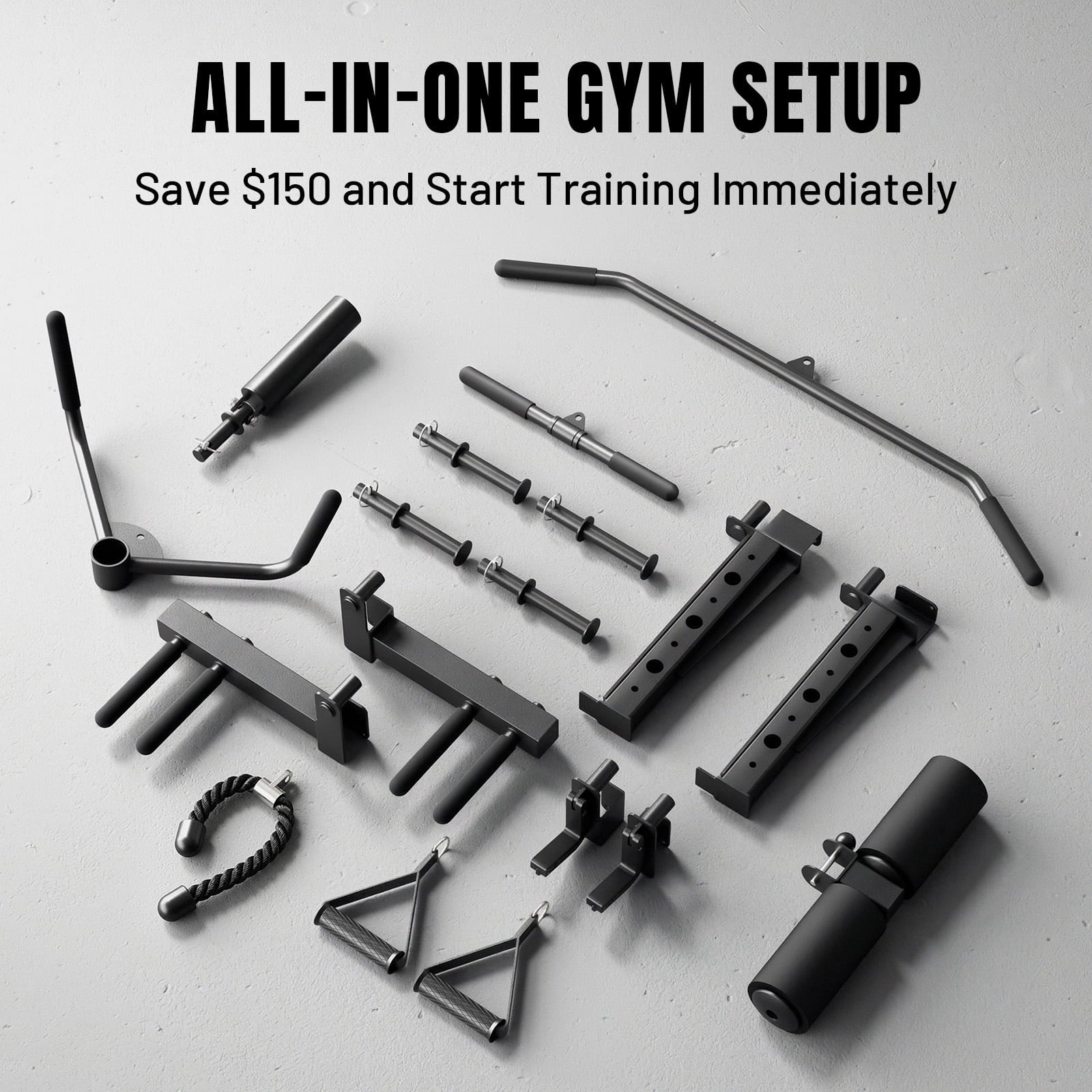 M11 Elite Smith Machine Home Gym, 2200LBS Power Rack with Cable Crossover, Functional Trainer with Dual 130 Weight Stacks, for Full Body Strength Training