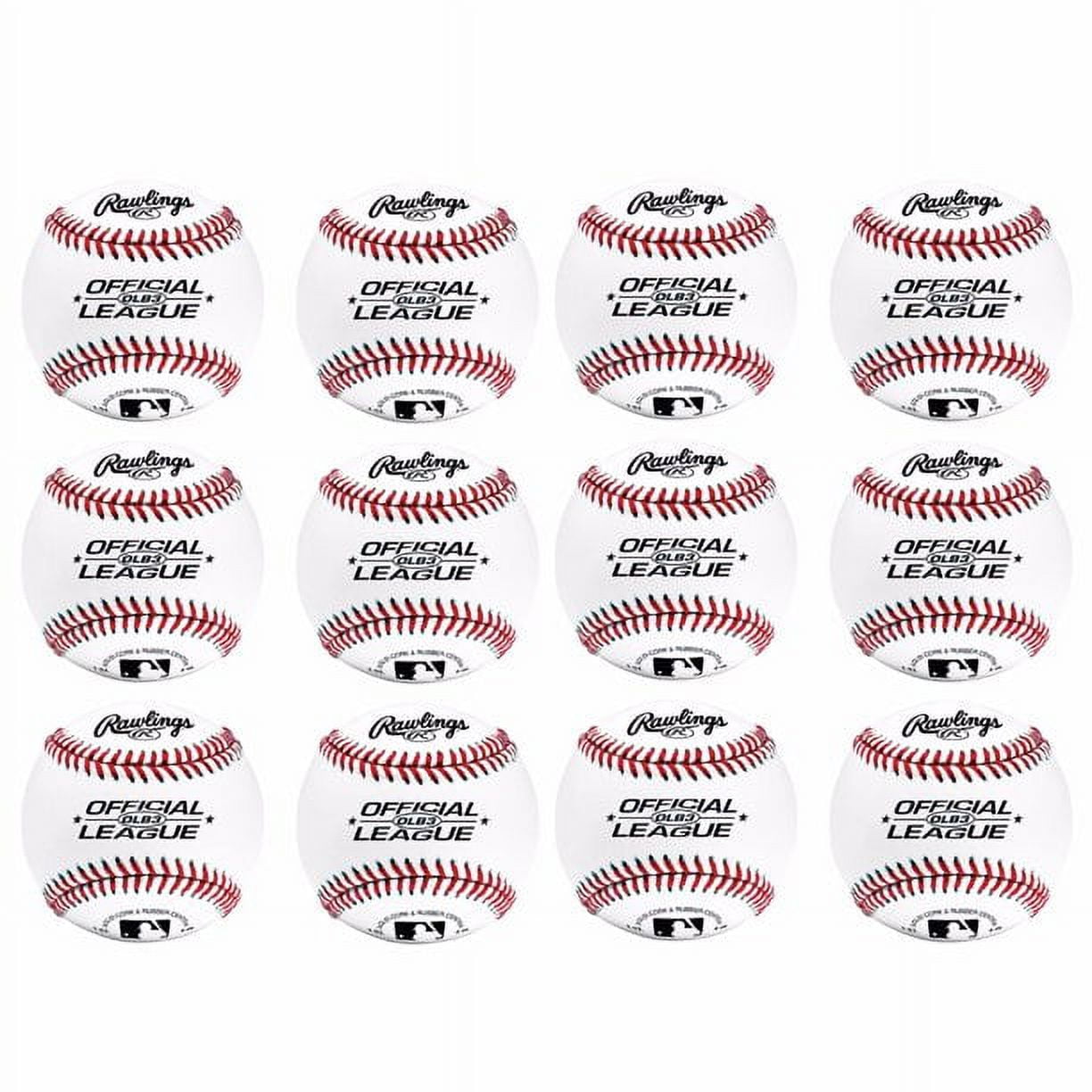 (6 Pack)  OLB3 Official League Recreational Use Baseball, Single Ball